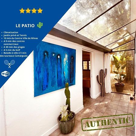 Le Patio, Jardin Privatif, Tennis Nîmes Kültér fotó