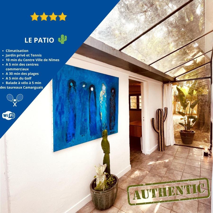 Le Patio, Jardin Privatif, Tennis Nîmes Kültér fotó